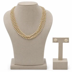 Simply superb taar mala in beautiful real seed pearls