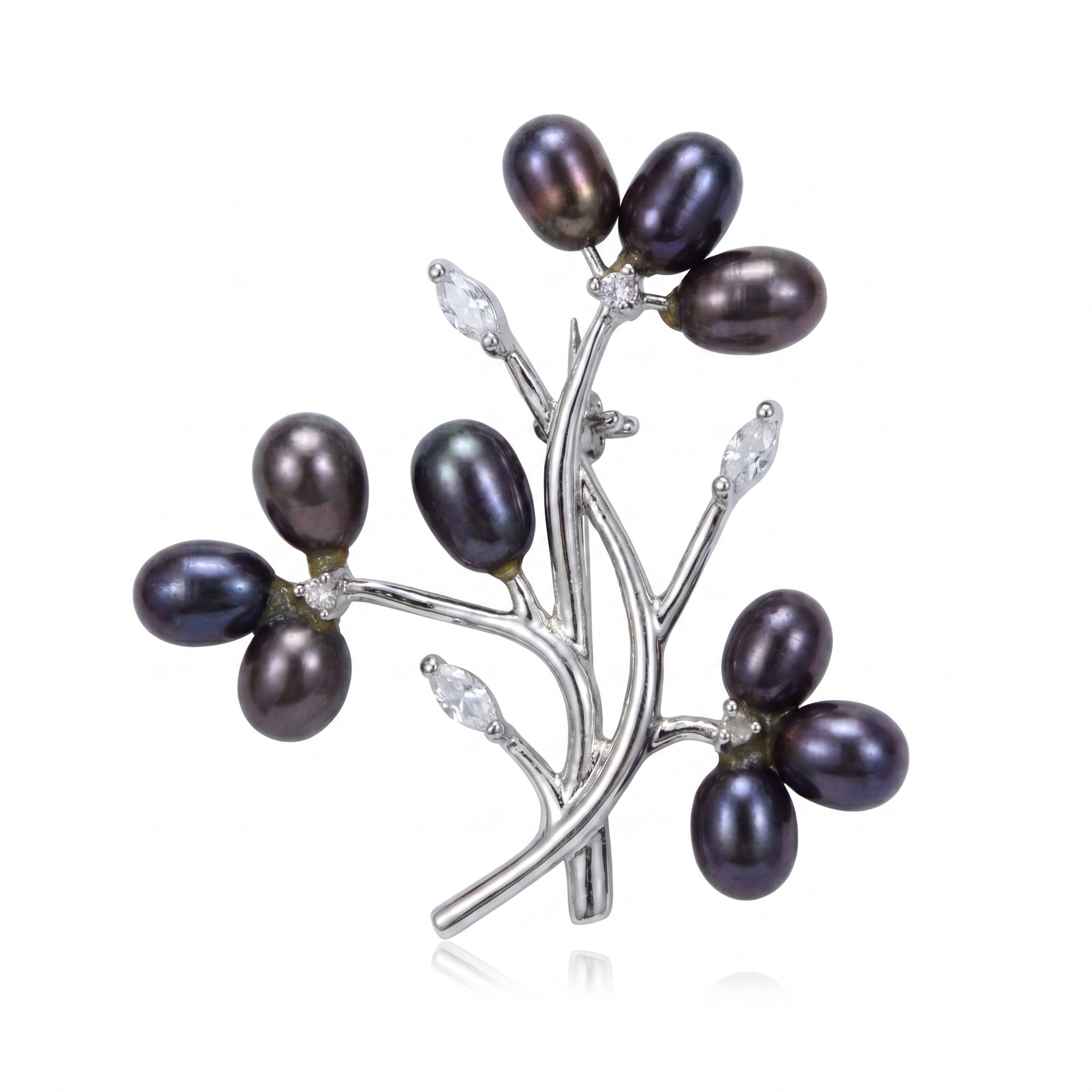 Exclusive Pearl Saree Pin / Brooch 05