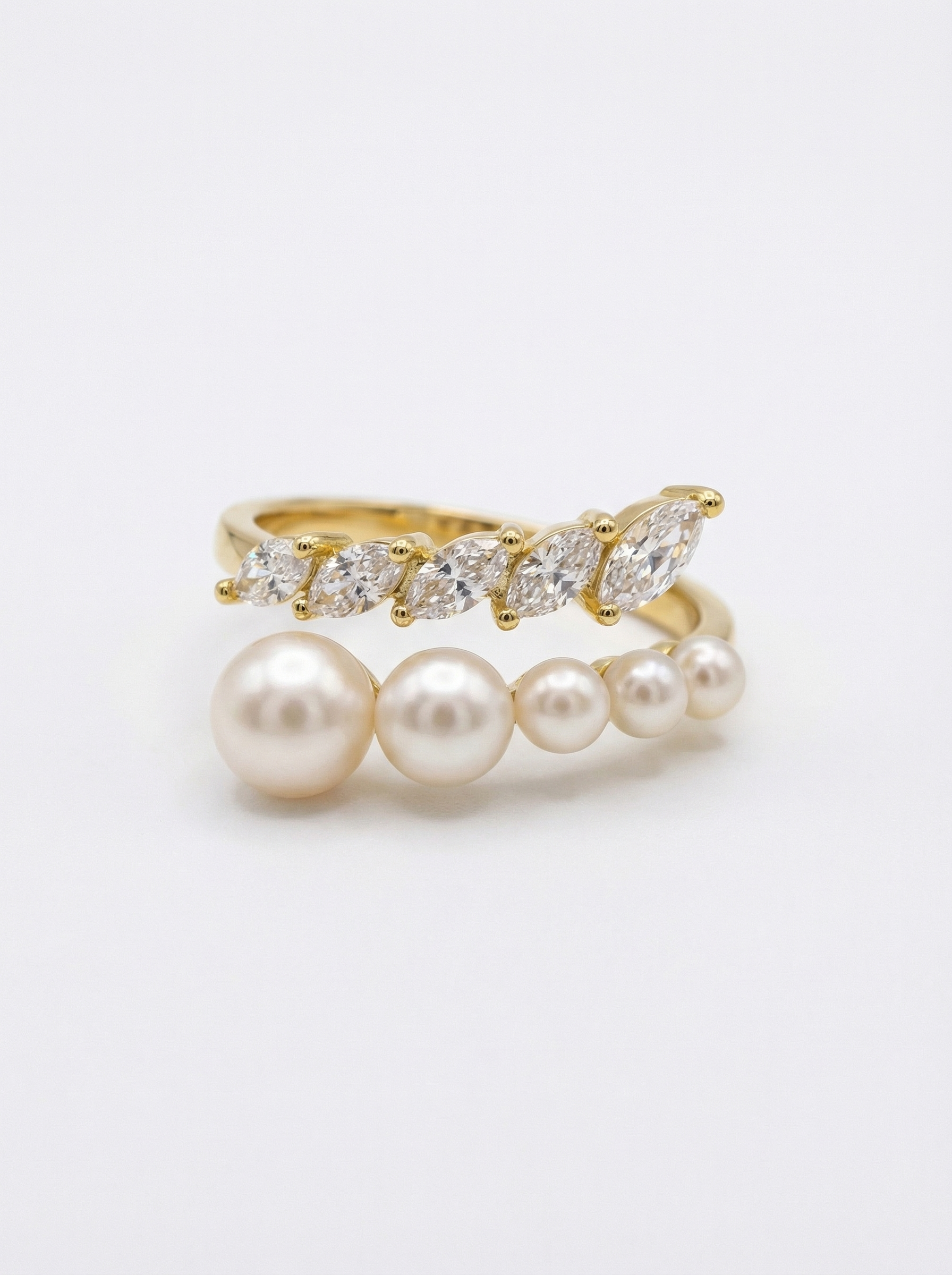 The Tiara Pearl Ring
