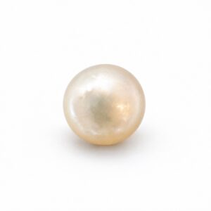 7.685 carat white South Sea pearl, 10.1mm round, AAA quality, undrilled - Pure Pearls